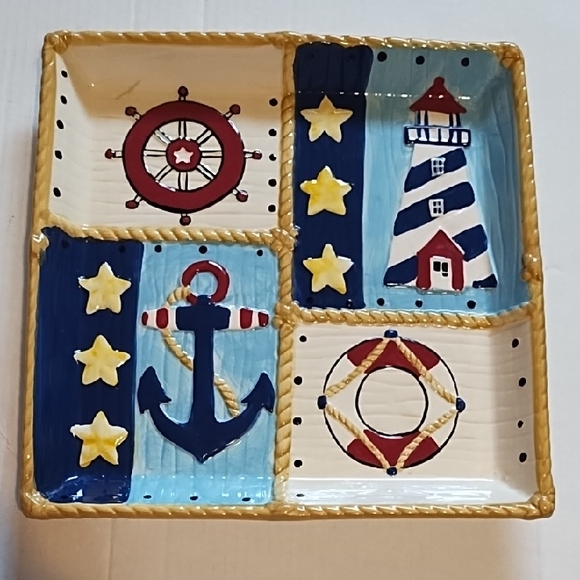 Alco Other - Nautical Themed Ceramic Platter